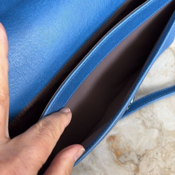 NWOT Matt & Nat DREWLG Large Vegan Crossbody Bag- Vintage Blue - Picture 14 of 16